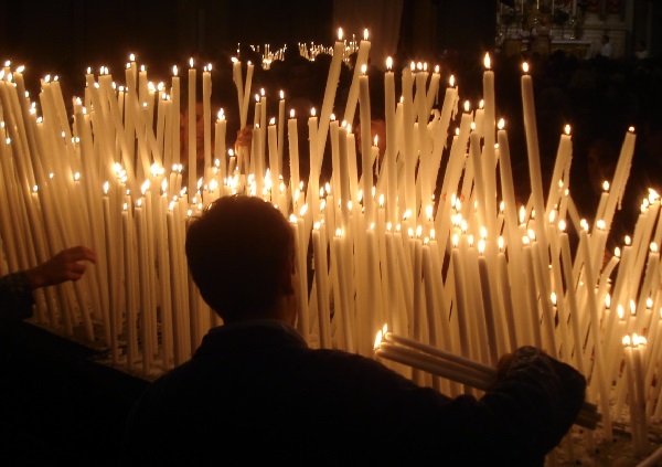 candele madonna della salute